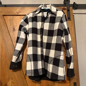Orvis Black and White Plaid Jacket